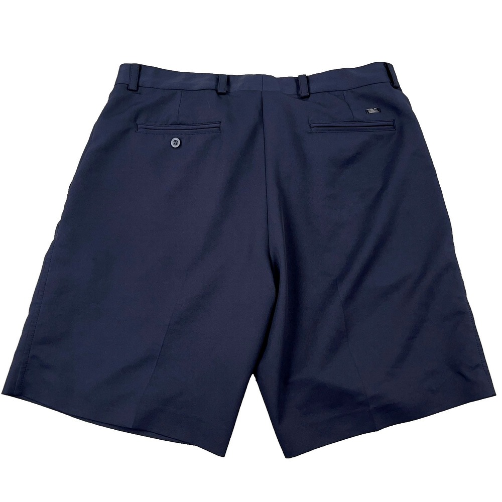 Nike‎ Tiger Woods Golf Shorts Men 36 Black Chino Dri Fit Performance Adult